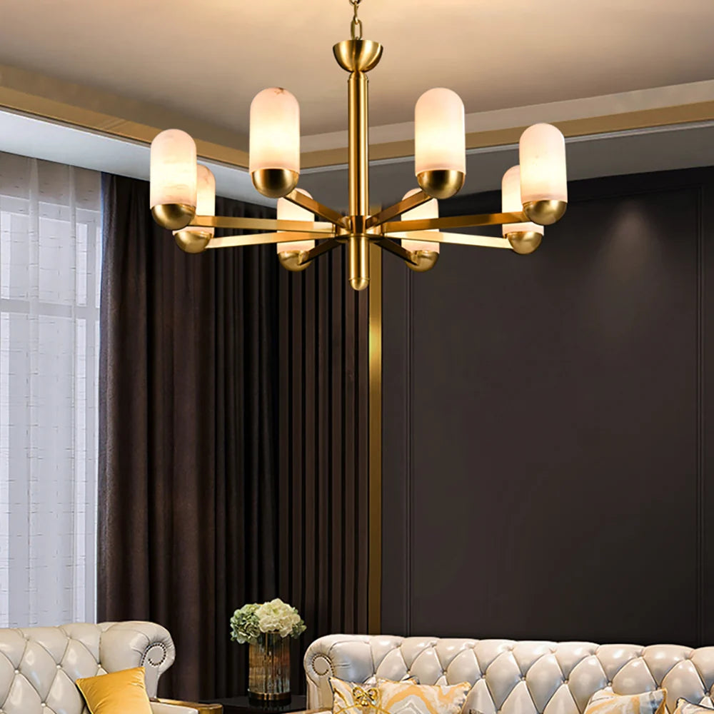 Moonshade Marble Chandelier