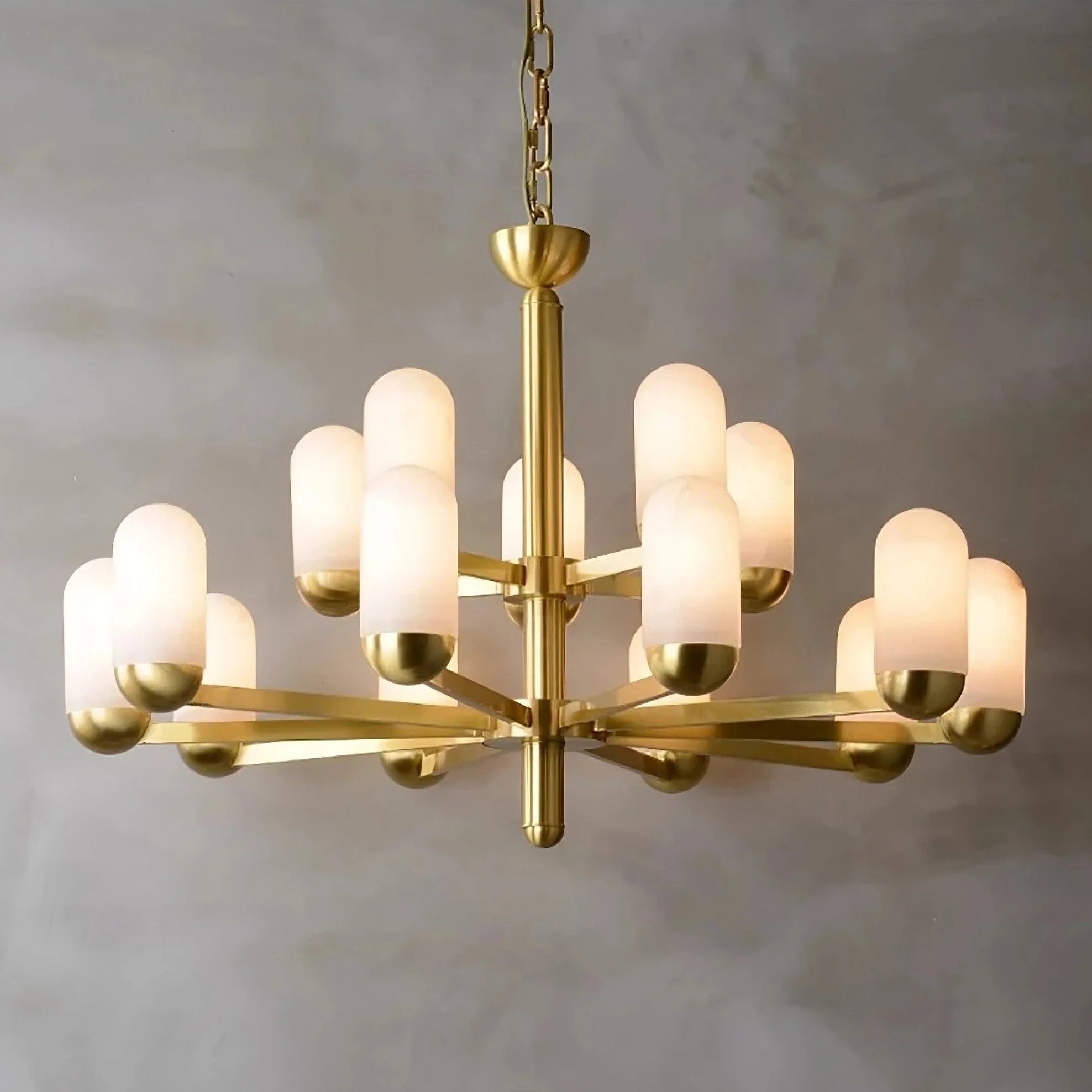 Moonshade Marble Chandelier