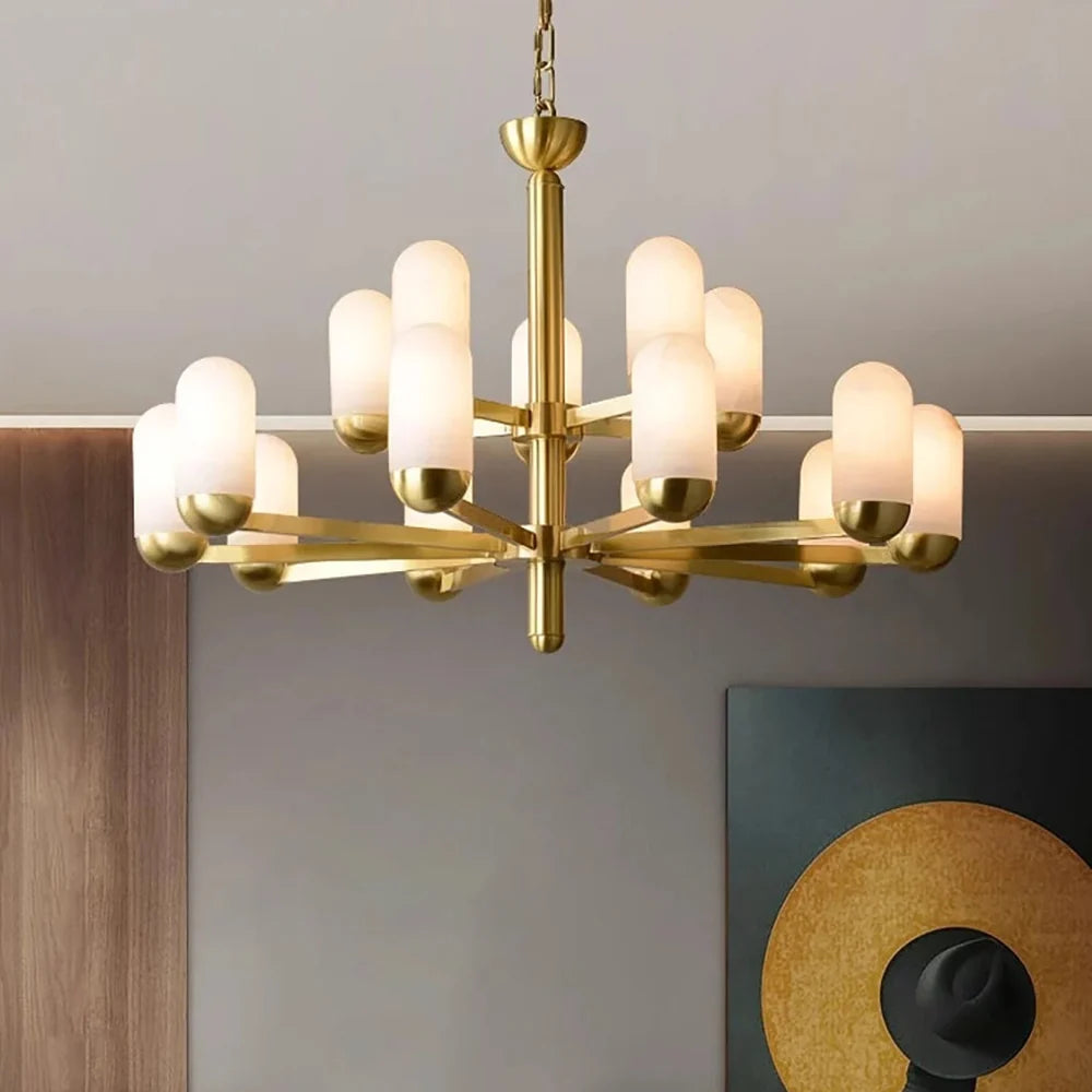 Moonshade Marble Chandelier