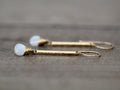 Moonstone Bar Earrings