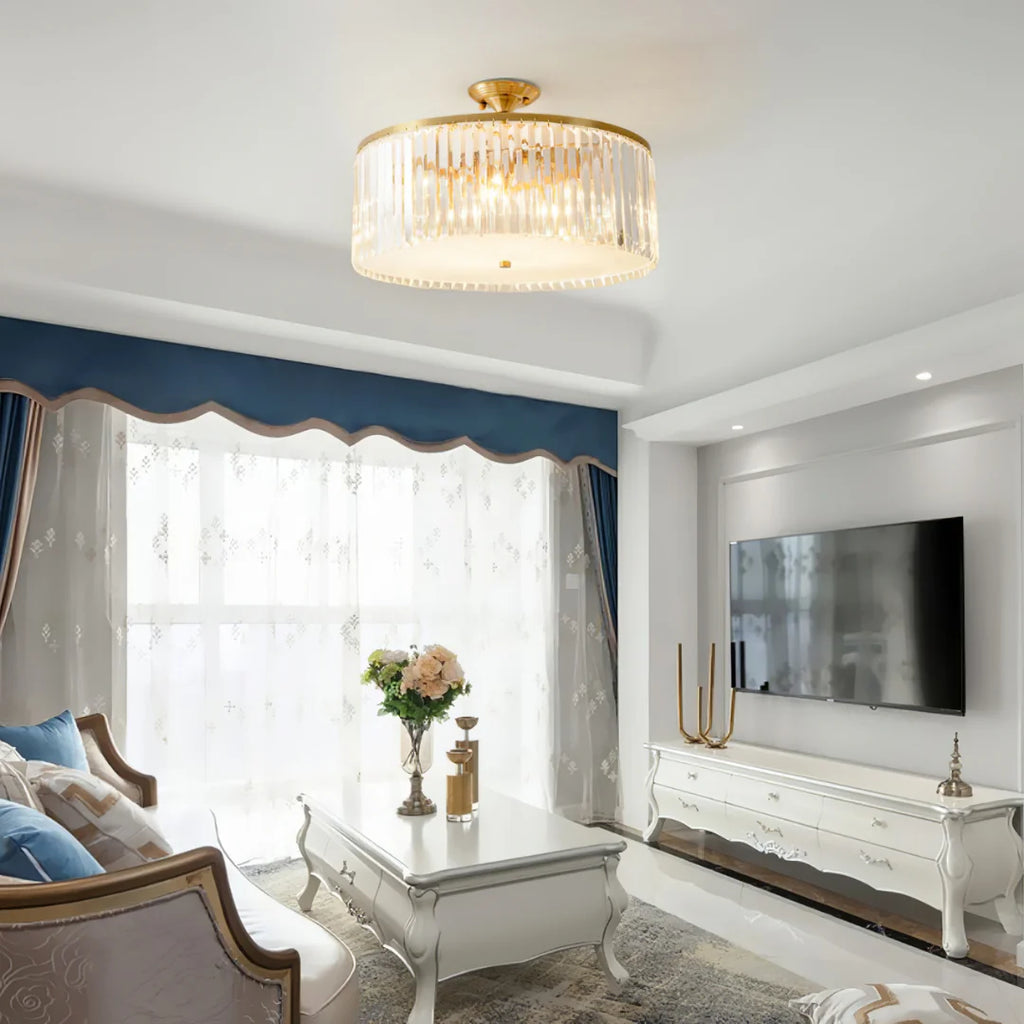 Morup Modern Crystal Ceiling Light