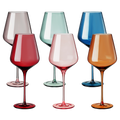 Tonal Stemmed Wine Glassware, Set of 6