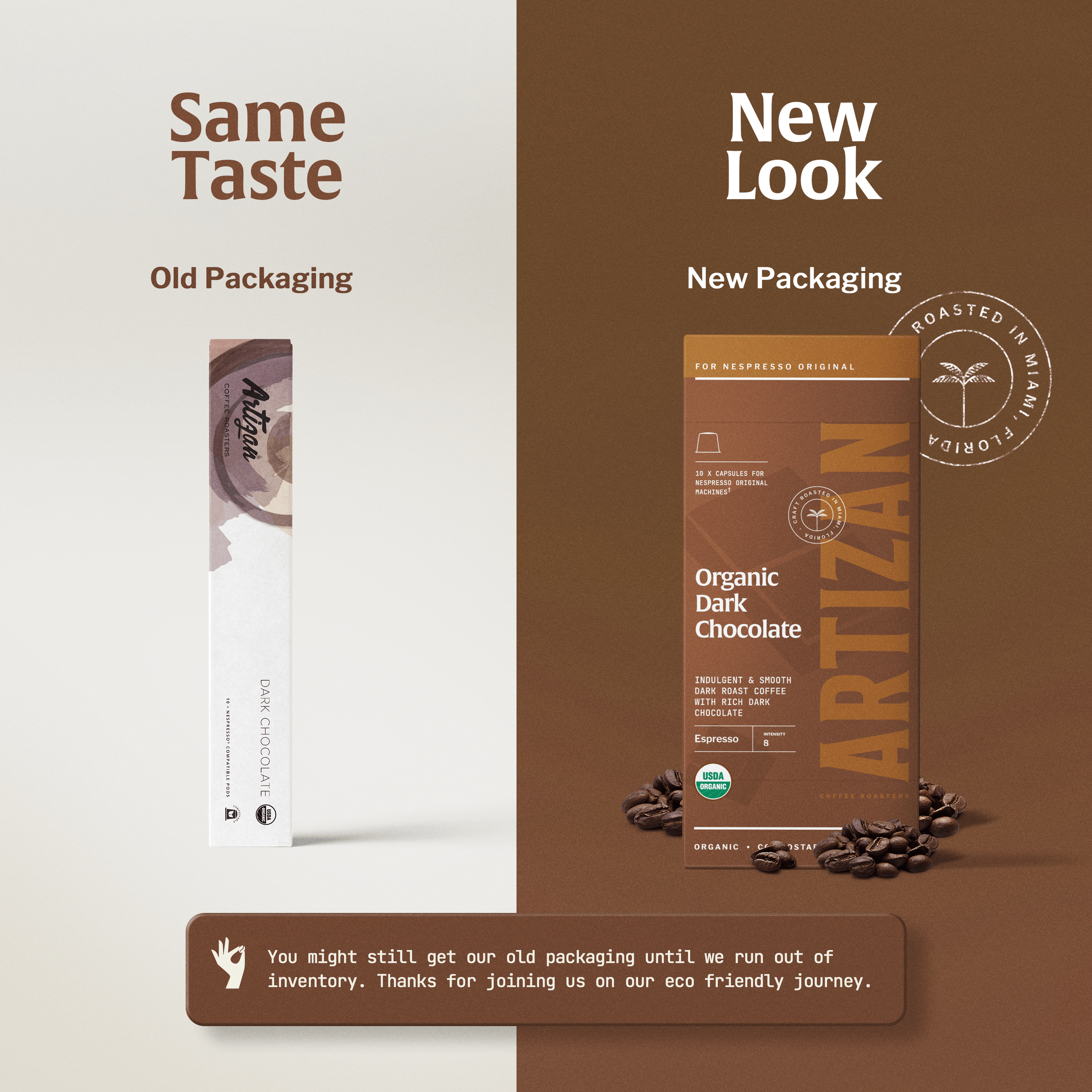 Organic Dark Chocolate - Espresso