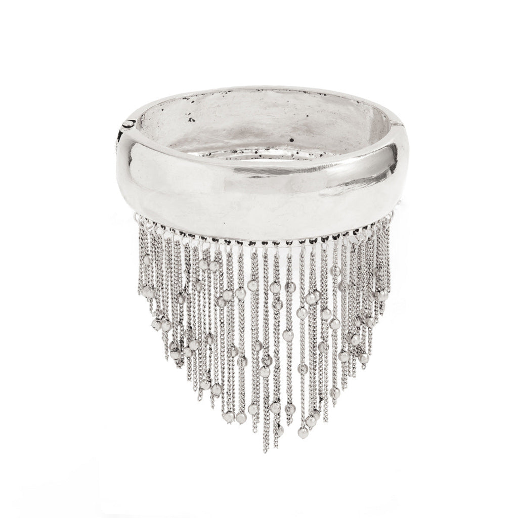 Women's Long Tassel Geometric Wide Surface High-grade Chain Bracelet