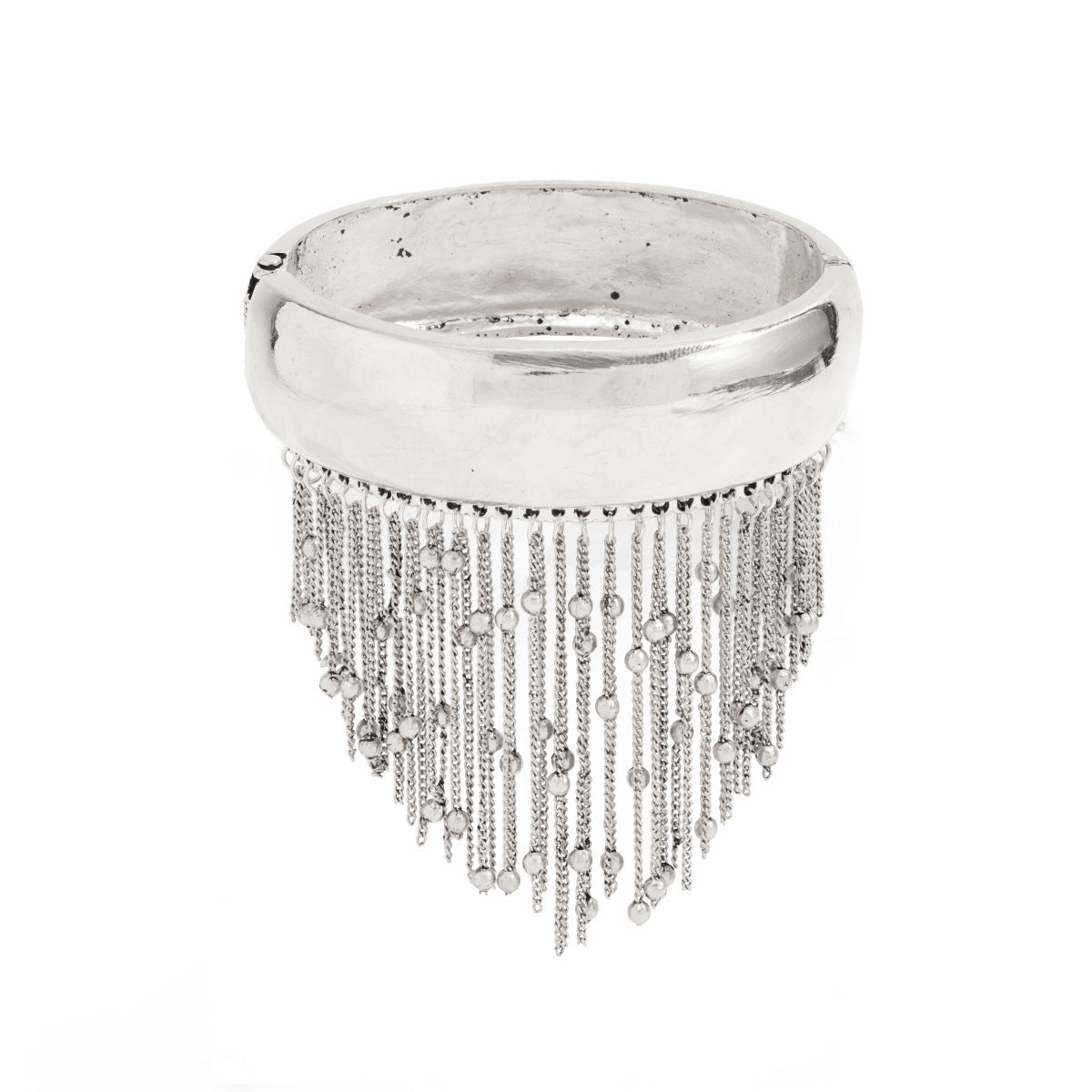 Women's Long Tassel Geometric Wide Surface High-grade Chain Bracelet