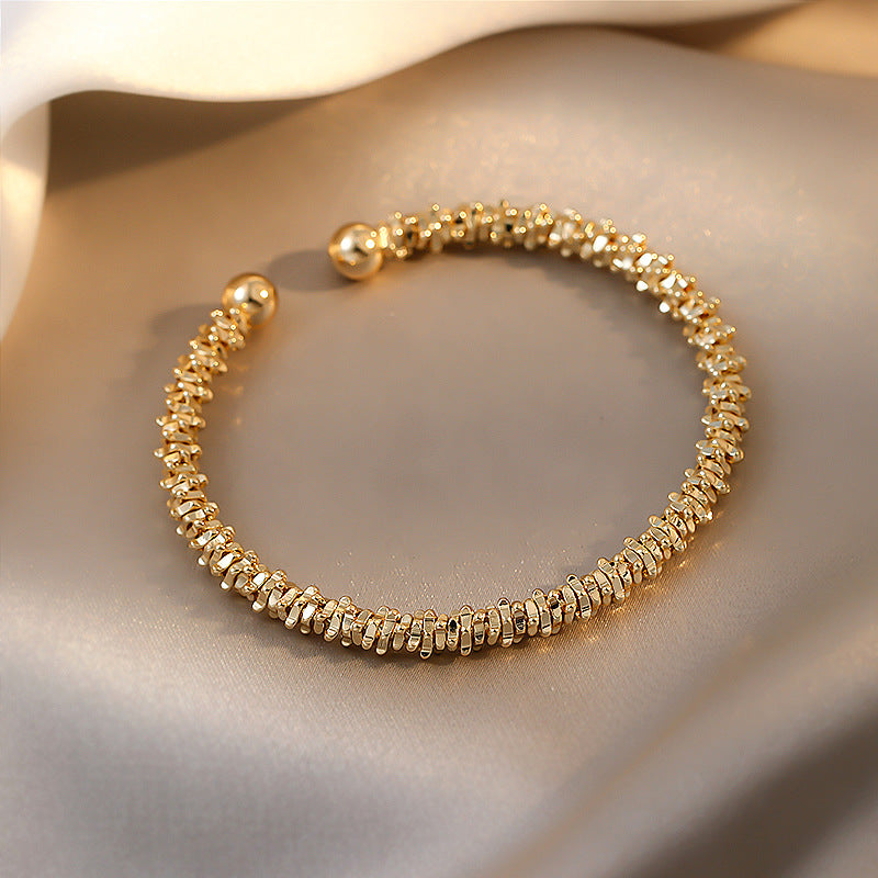 Simple Opening Trendy Style Design Graceful Bracelet