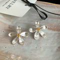 Women's Texture Brushed Flower Light Luxury High Sense Elegant Rings