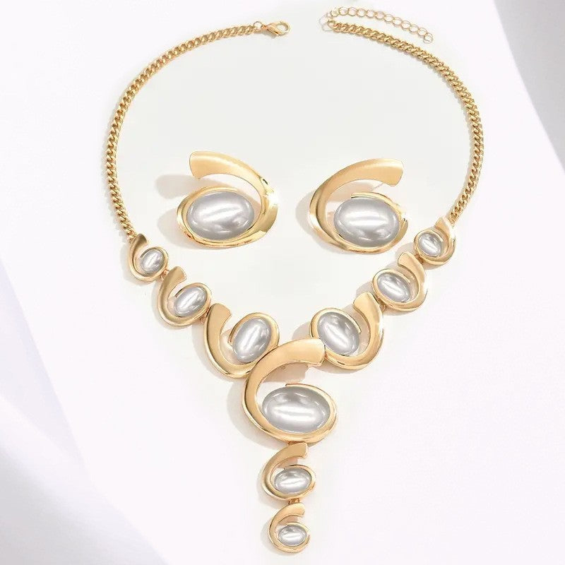 Statement Eardrop Jewelry Set