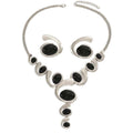 Fashion Exaggerated Trend Eardrop Unique Personality Jewelry Set