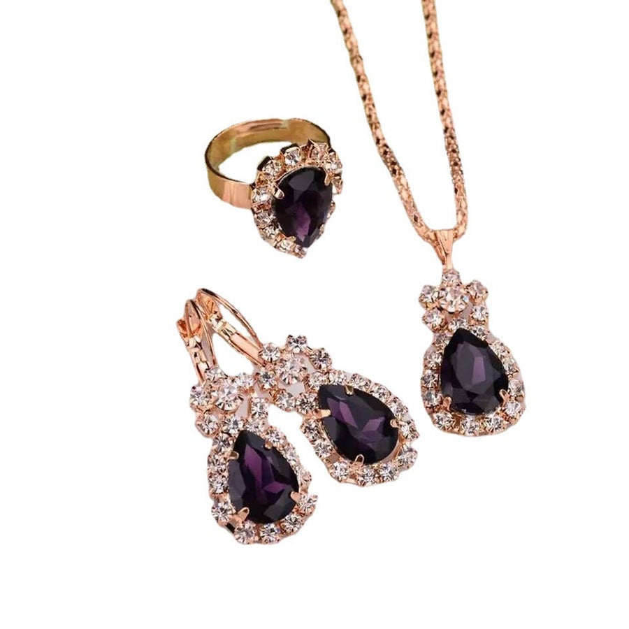 Color Statement Necklace Set