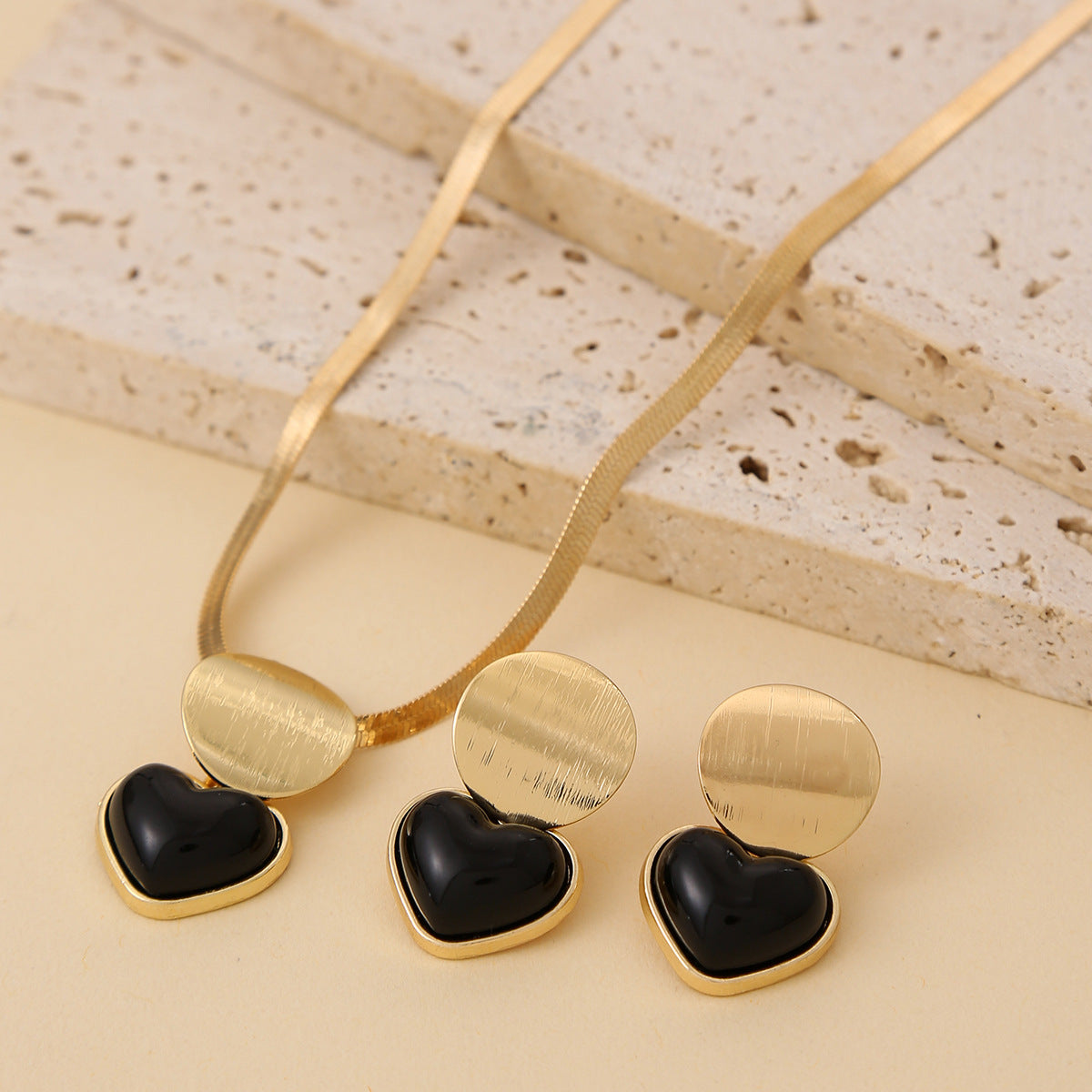 Geometric Chain Jewelry Set