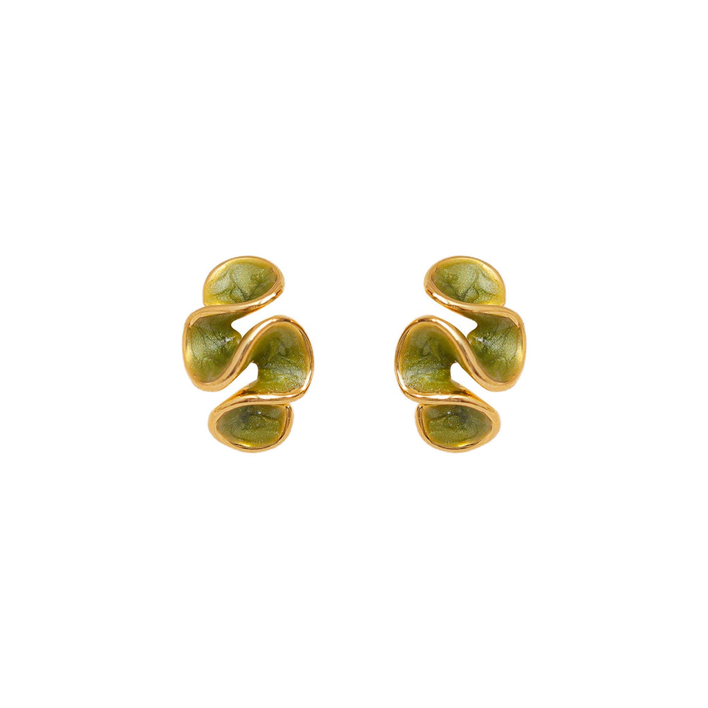 Flower Silicone Female Cute Sweet Personality Earrings