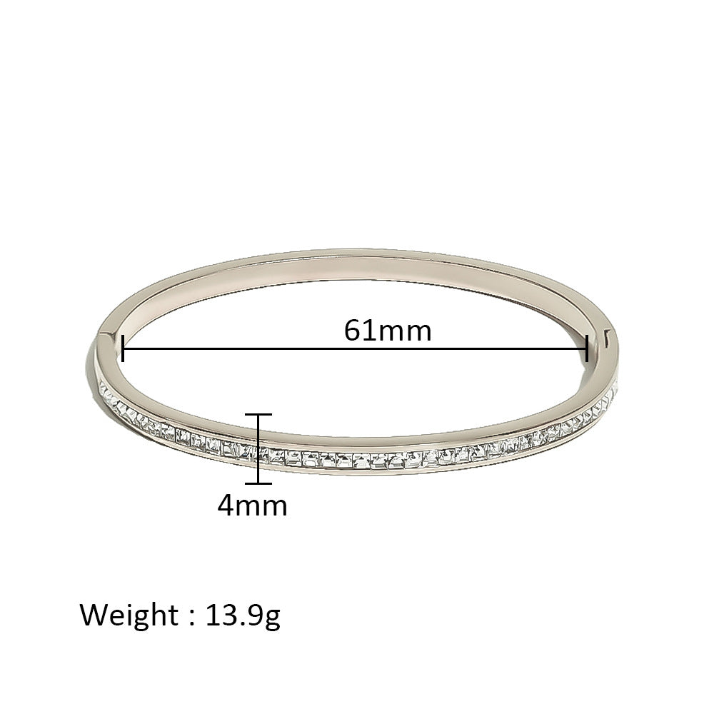 Women's Stainless Steel Electroplated Eight Awn Star Flower Geometric Bracelets