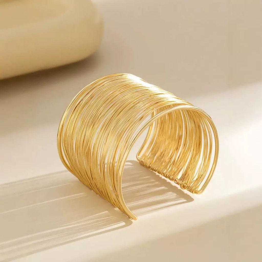Metal Wire Opening Exaggerated High-grade Winding Bracelets