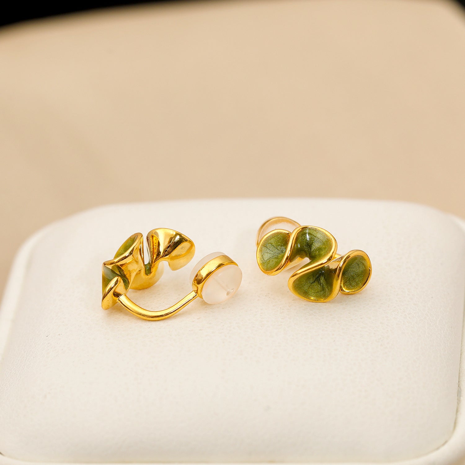 Flower Silicone Female Cute Sweet Personality Earrings