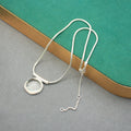 Women's Transparent White Crystal Clavicle Chain Light Luxury Temperament Jewelry Set