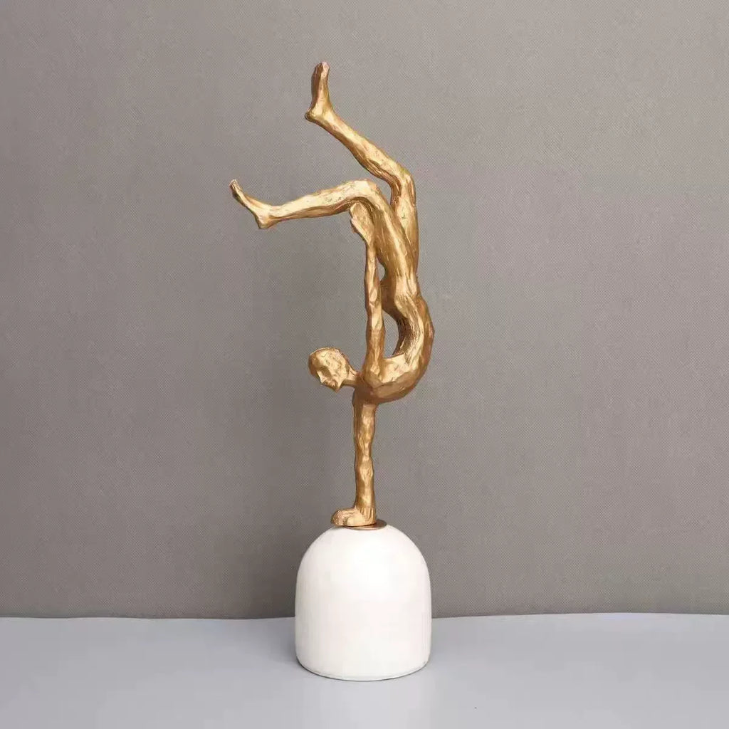 Ornament - Minimalist Black Cast Iron Marble Figure