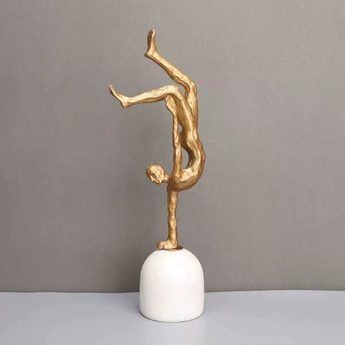 Ornament - Minimalist Black Cast Iron Marble Figure