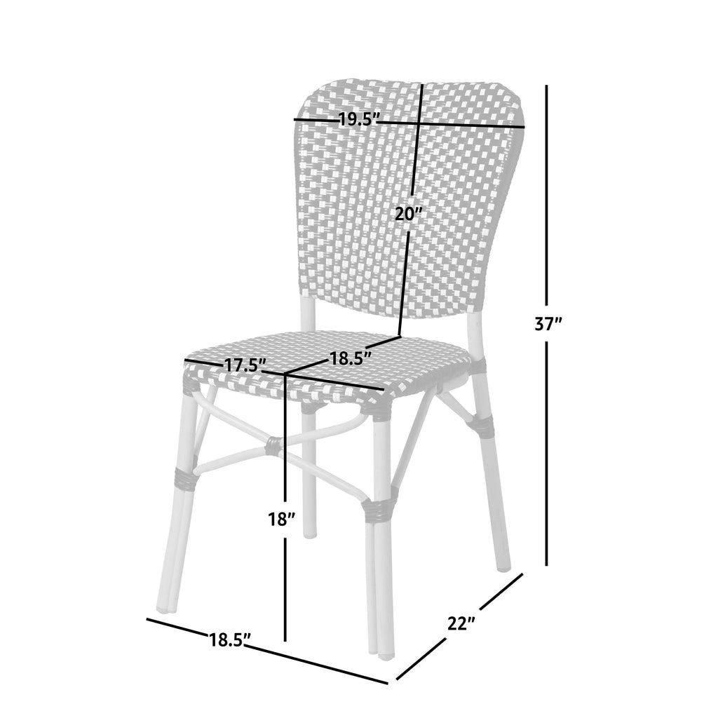 Orsay French Bistro Wicker Chair – 2pk