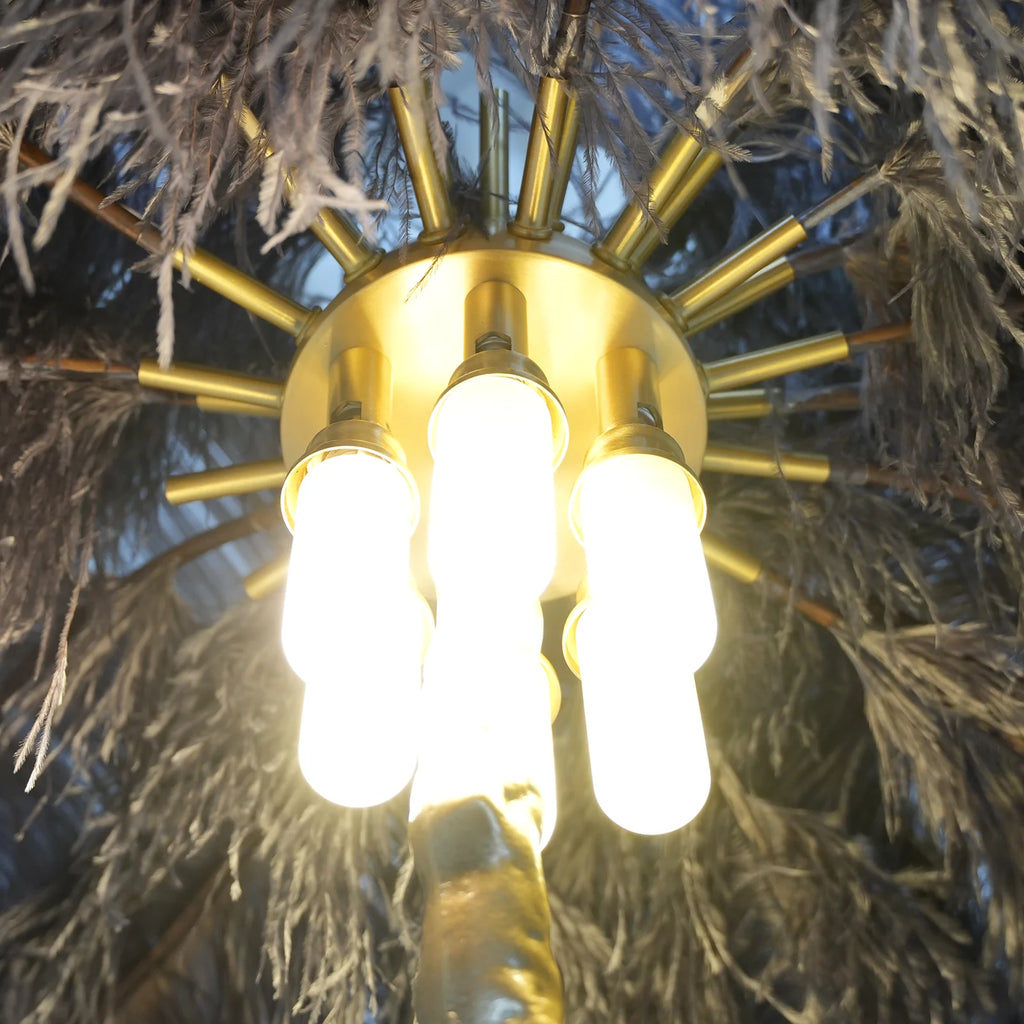Ostrich Feather Floor Lamp