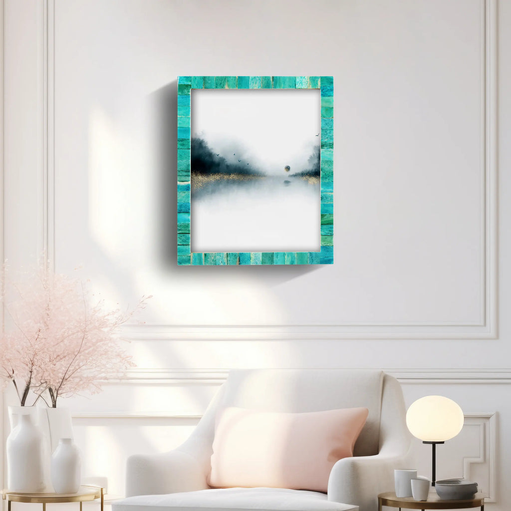 Poster Frames Classic Collection Bone Inlay, Green, 23 Sizes