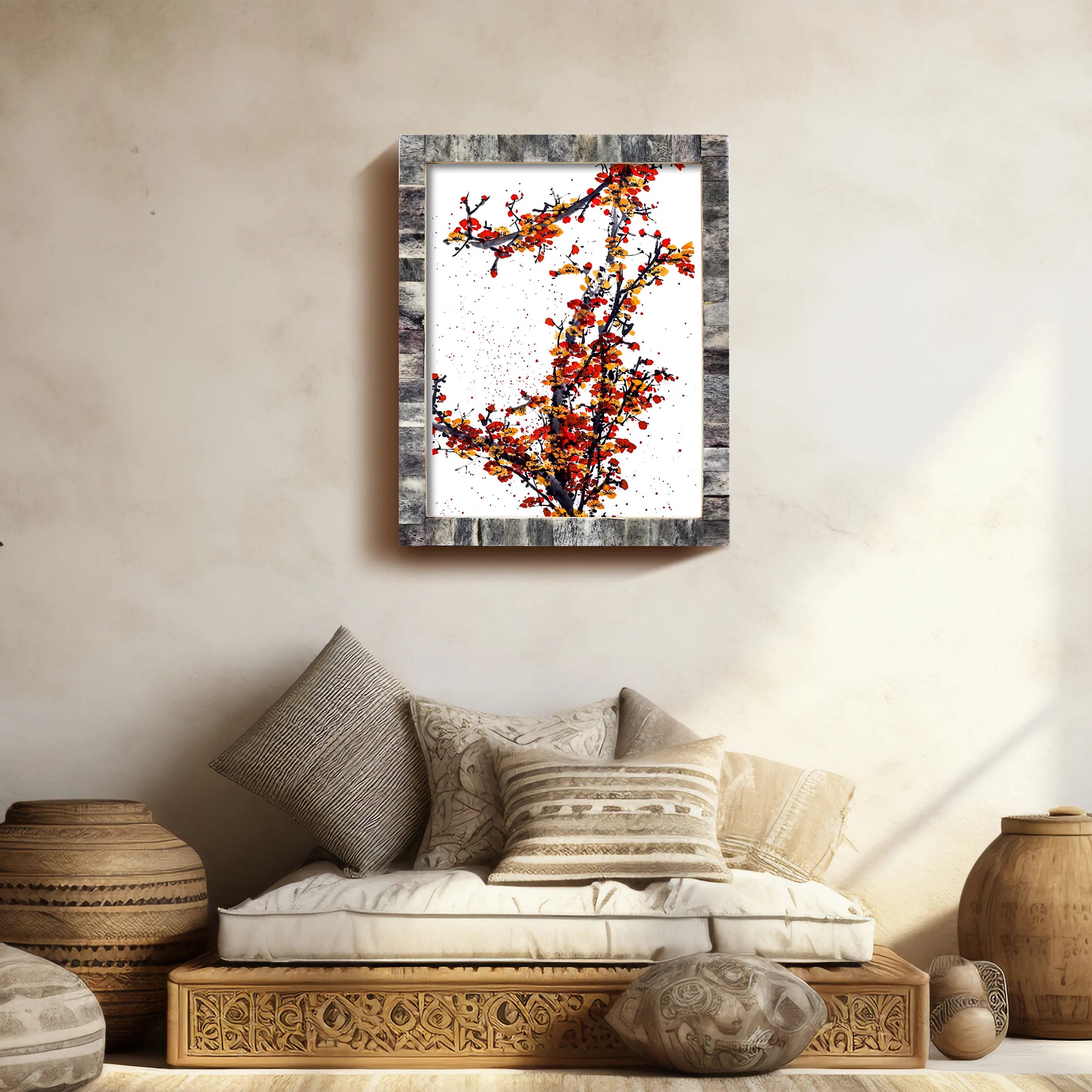Poster Frames Classic Collection Bone Inlay, Grey, 6 Sizes
