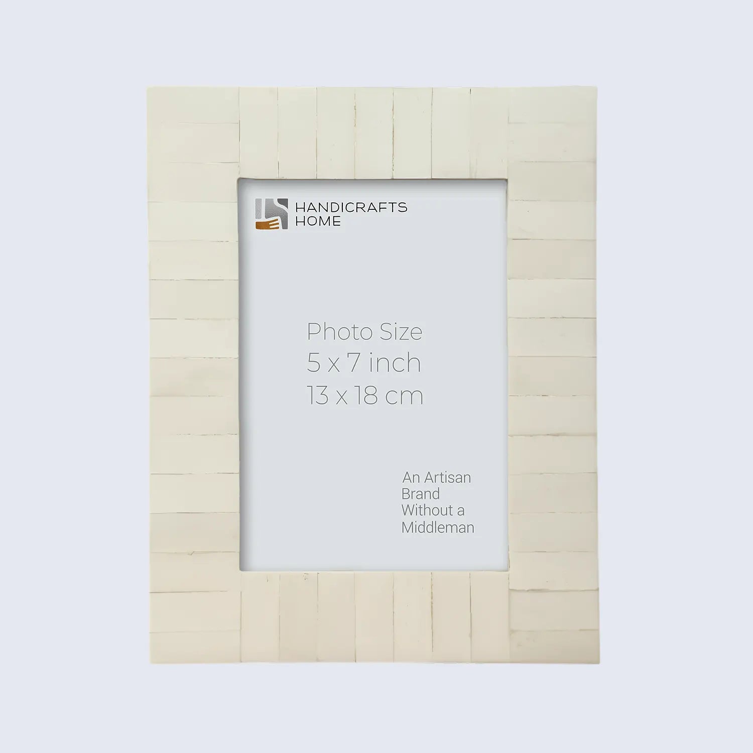 Picture Frame Classic Collection Bone Inlay White – 4x6 & 5x7"Make to Order