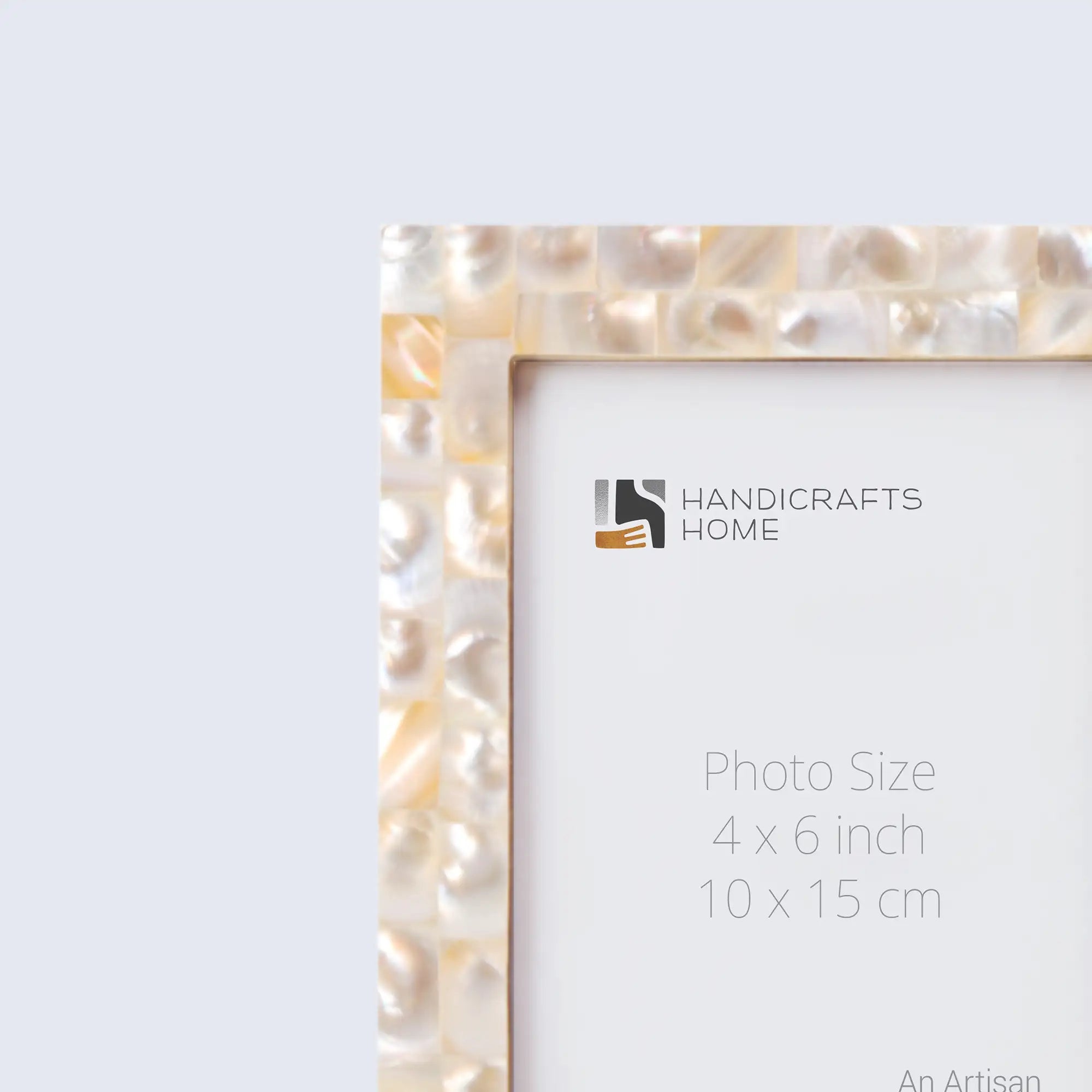 Mother of Pearl Poster Frames, White, 2 Sizes