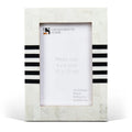 Contour Lado Modern Black & White Resin Inlay Picture Frames