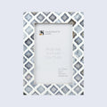 Picture Frames Moor Sky Collection Mother of Pearl Resin Inlay Blue White 3 Sizes