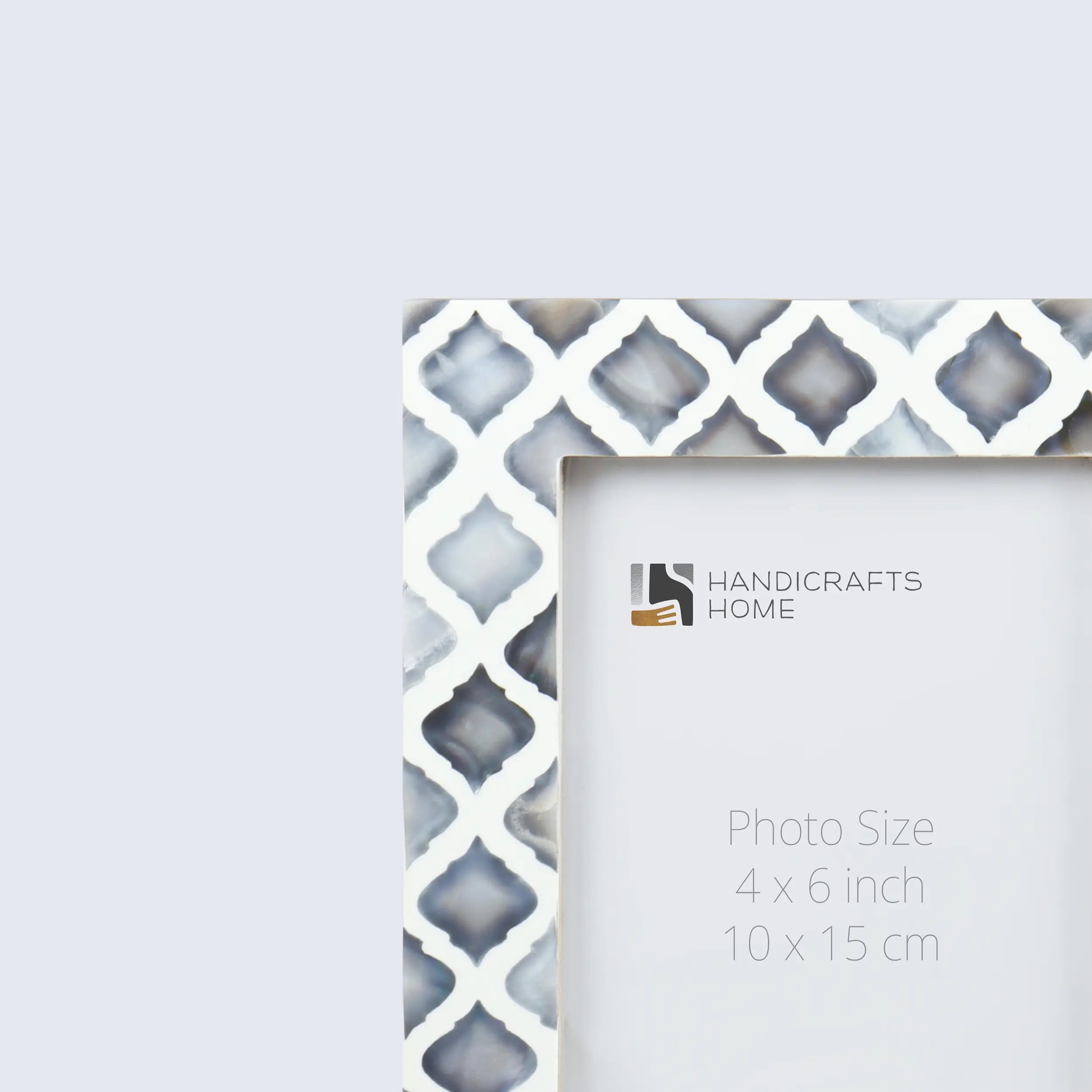 Picture Frames Moor Sky Collection Mother of Pearl Resin Inlay Blue White 3 Sizes