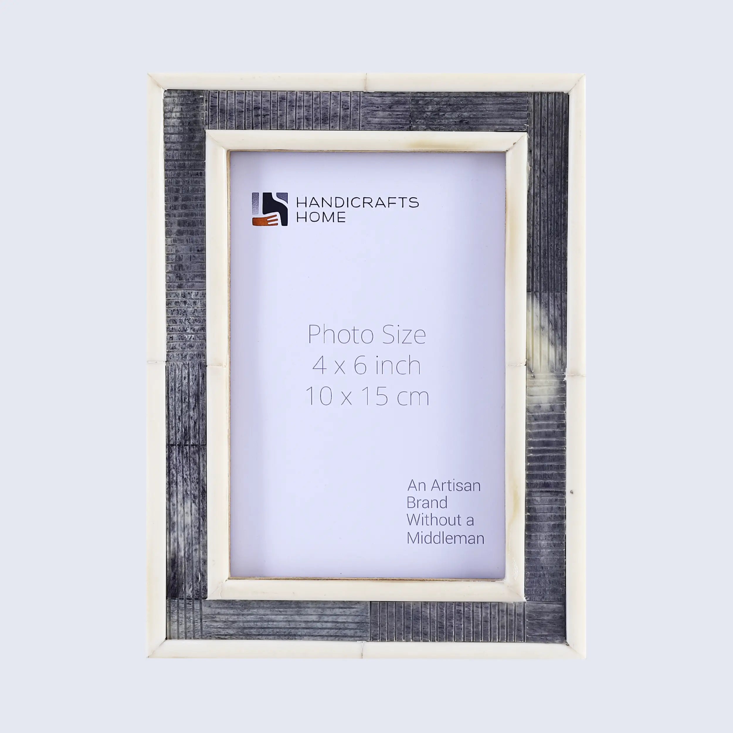 Picture Frames Sea Siren Raidne Collection Bone Inlay Grey White 4x6 5x7"