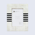 Contour Lado Black & White Inlay Picture Frame