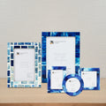 Blue Wooden Picture Frame Set of 5 | Dreamy Blue Clouds