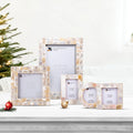 Picture Frames Mother of Pearl Collection White Pack of 5