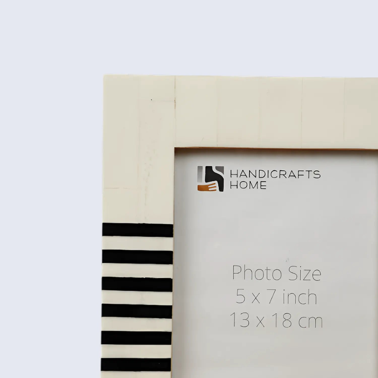 Contour Lado Black & White Inlay Picture Frame