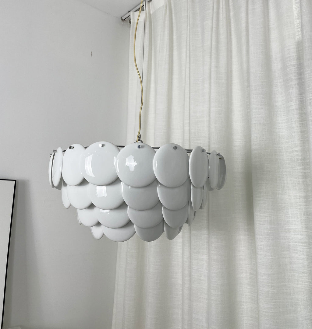 Pembridge White Ceramic Chandelier