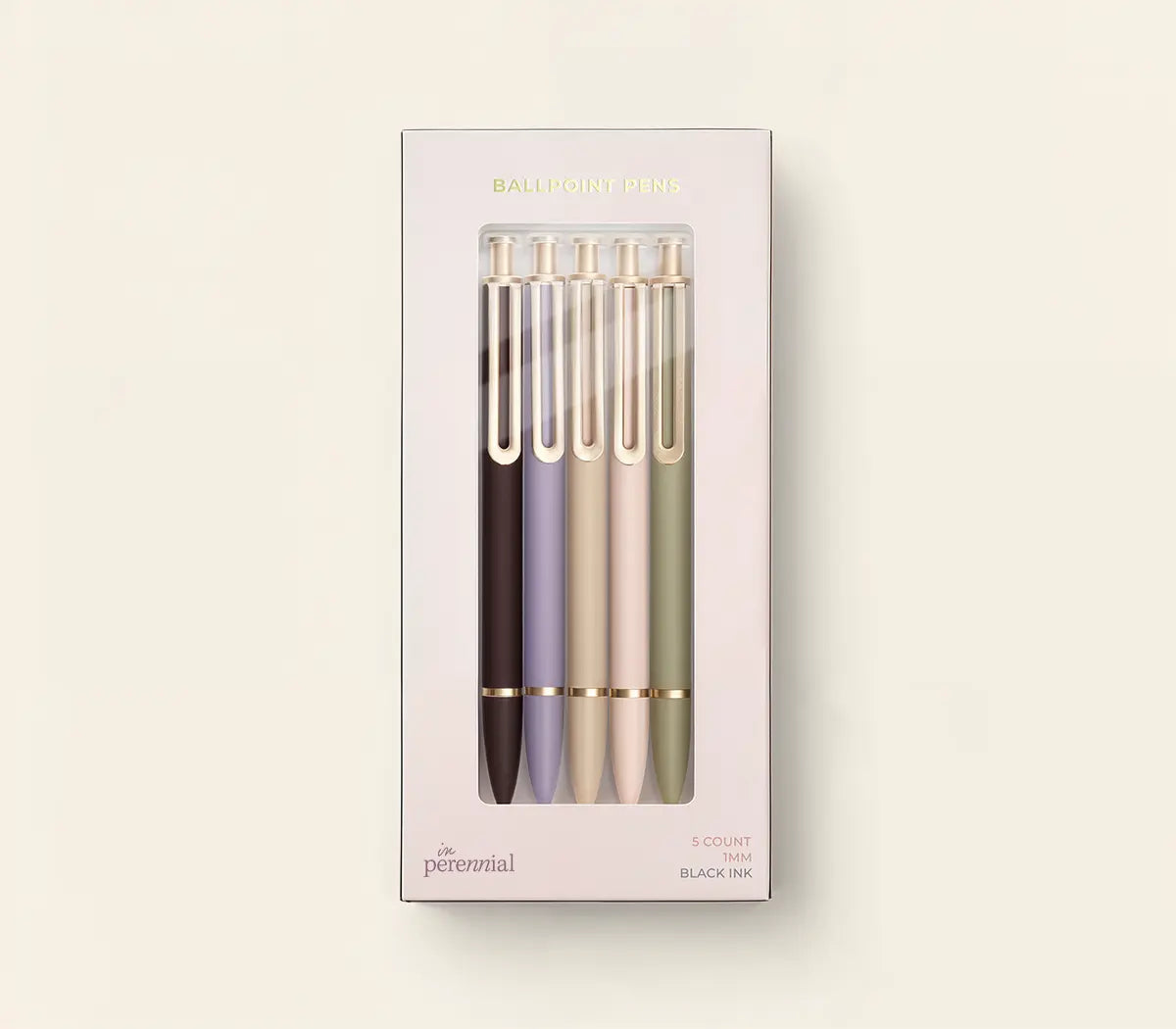 Five-Piece Ballpoint Pen Set