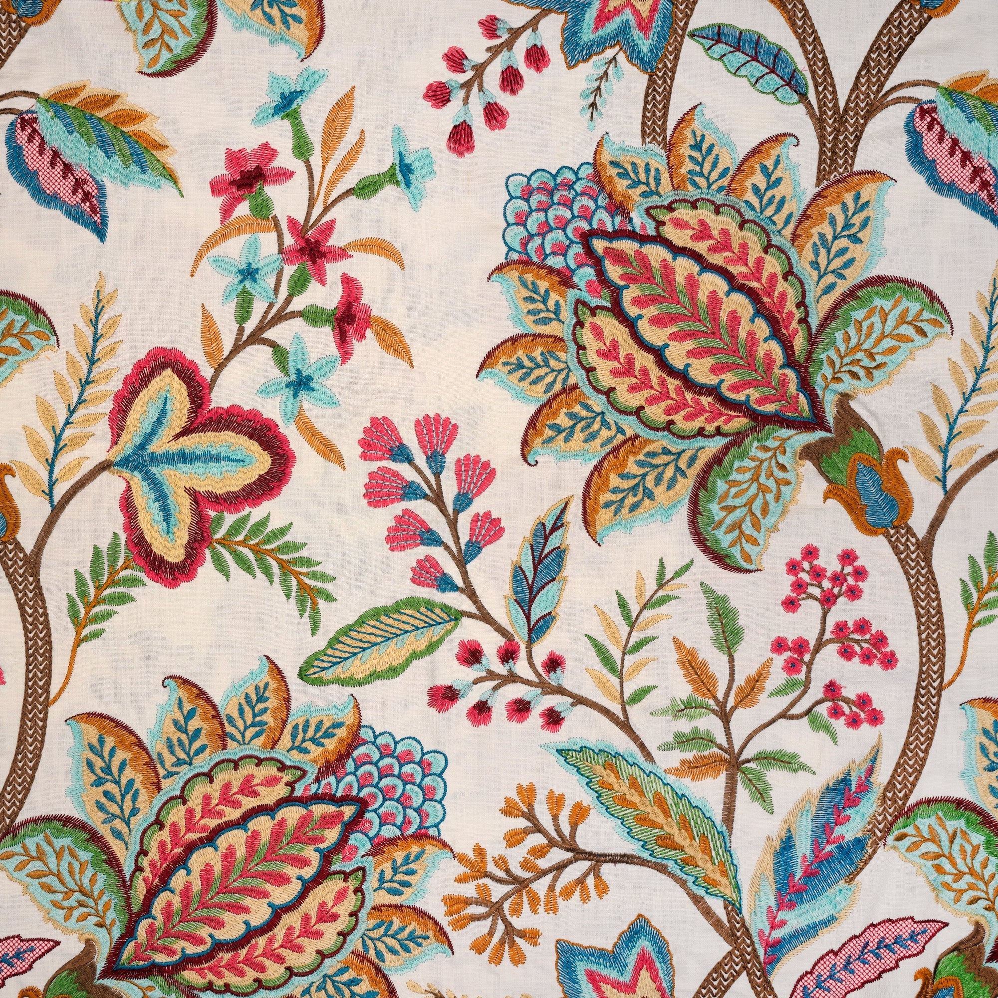 Penelope Crewel Embroidery Fabric