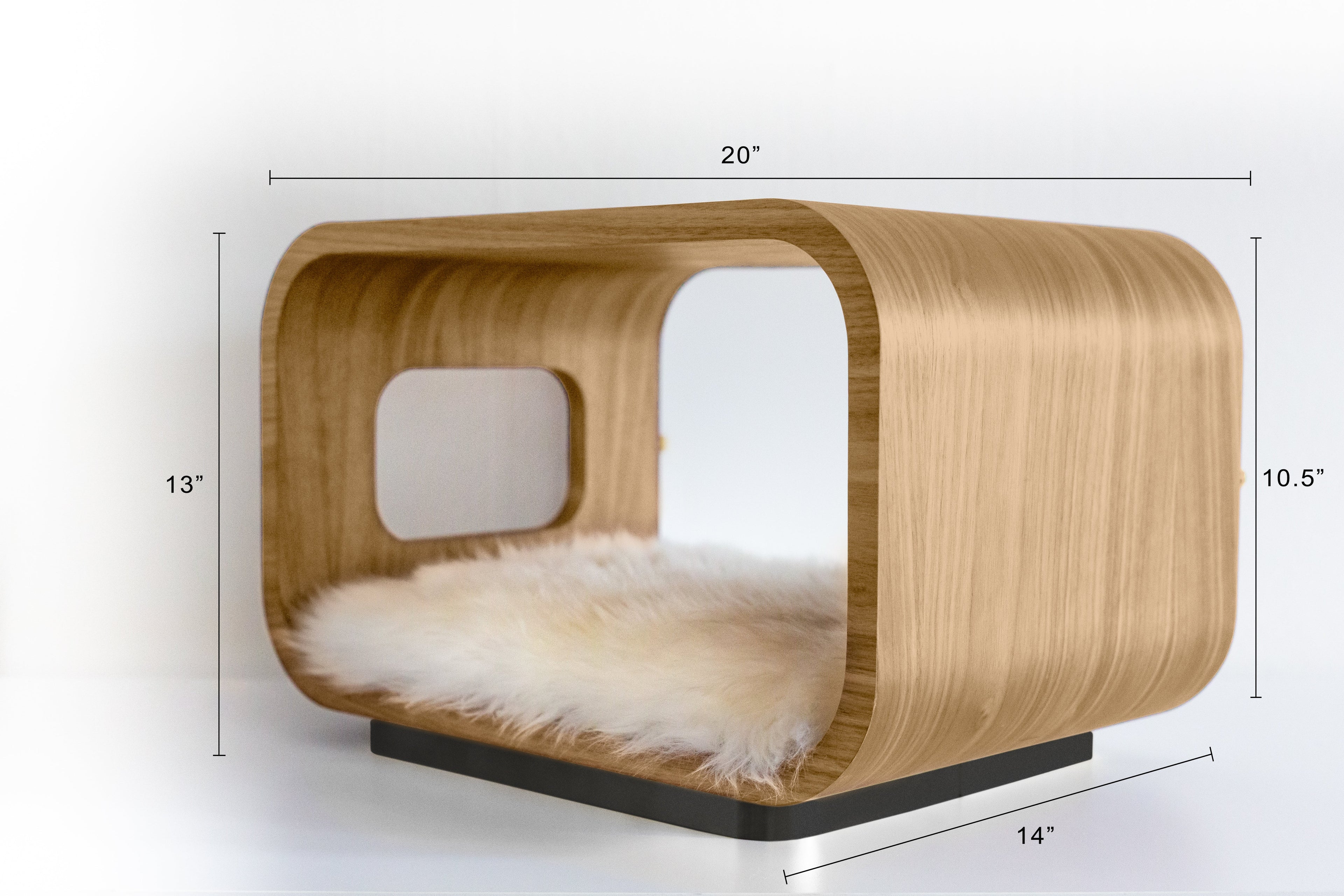The LUNA Bed — Pale Oak