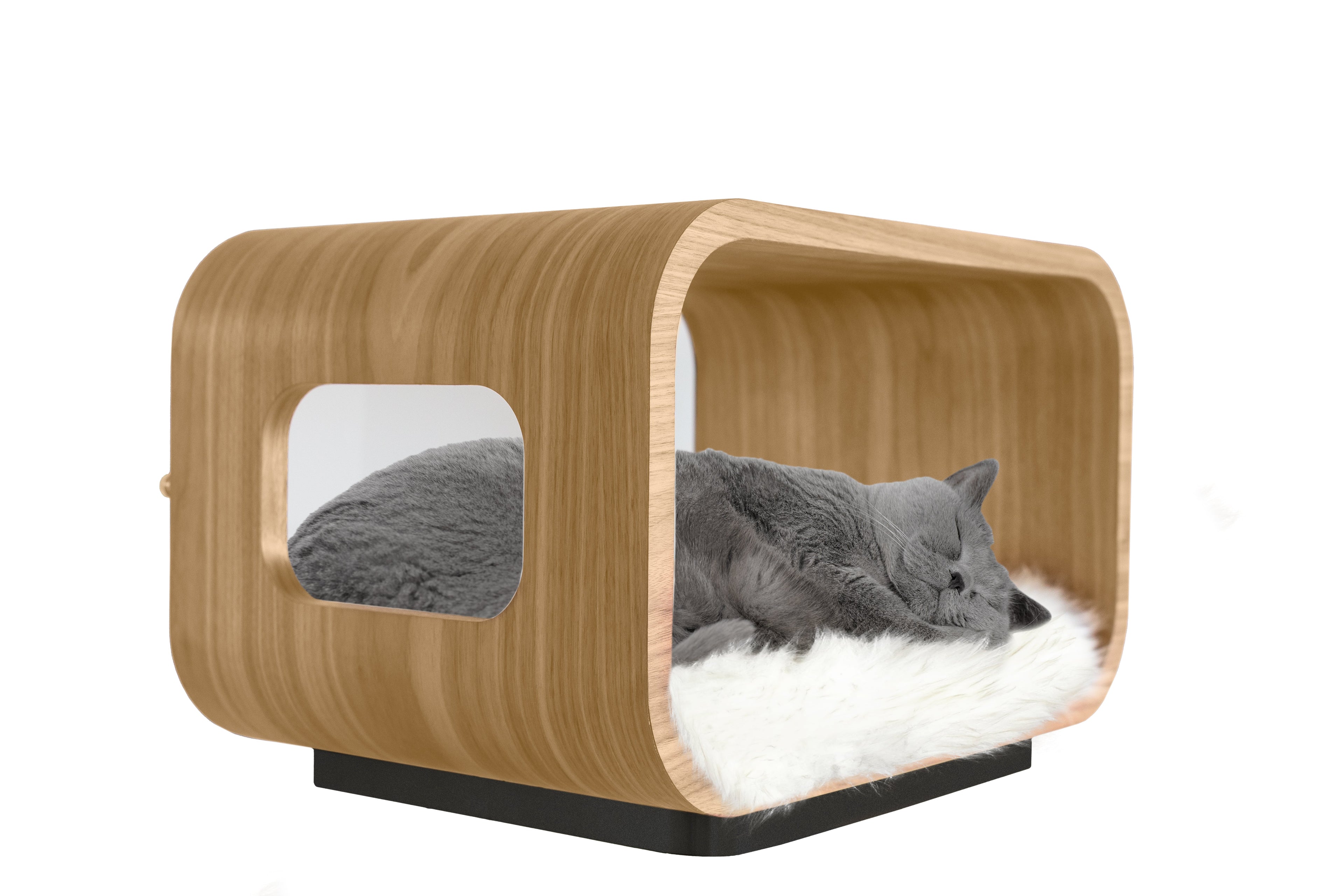 The LUNA Bed — Pale Oak
