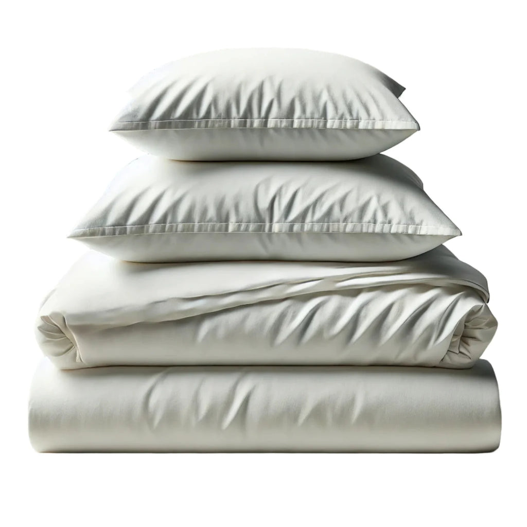 Bamboo Viscose Duvet Cover + 2 Shams Set