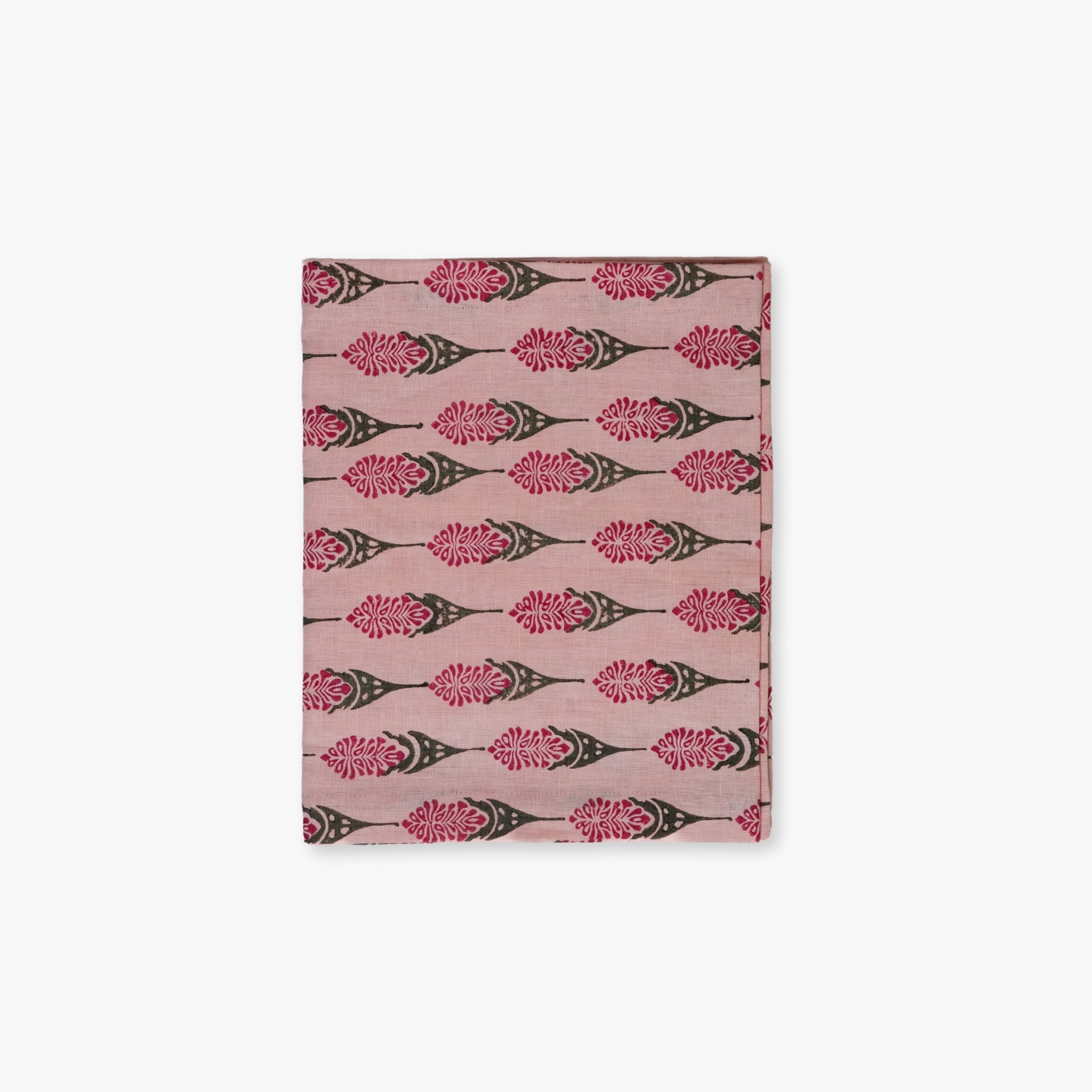 Bahaar Linen Table Runner — Pink