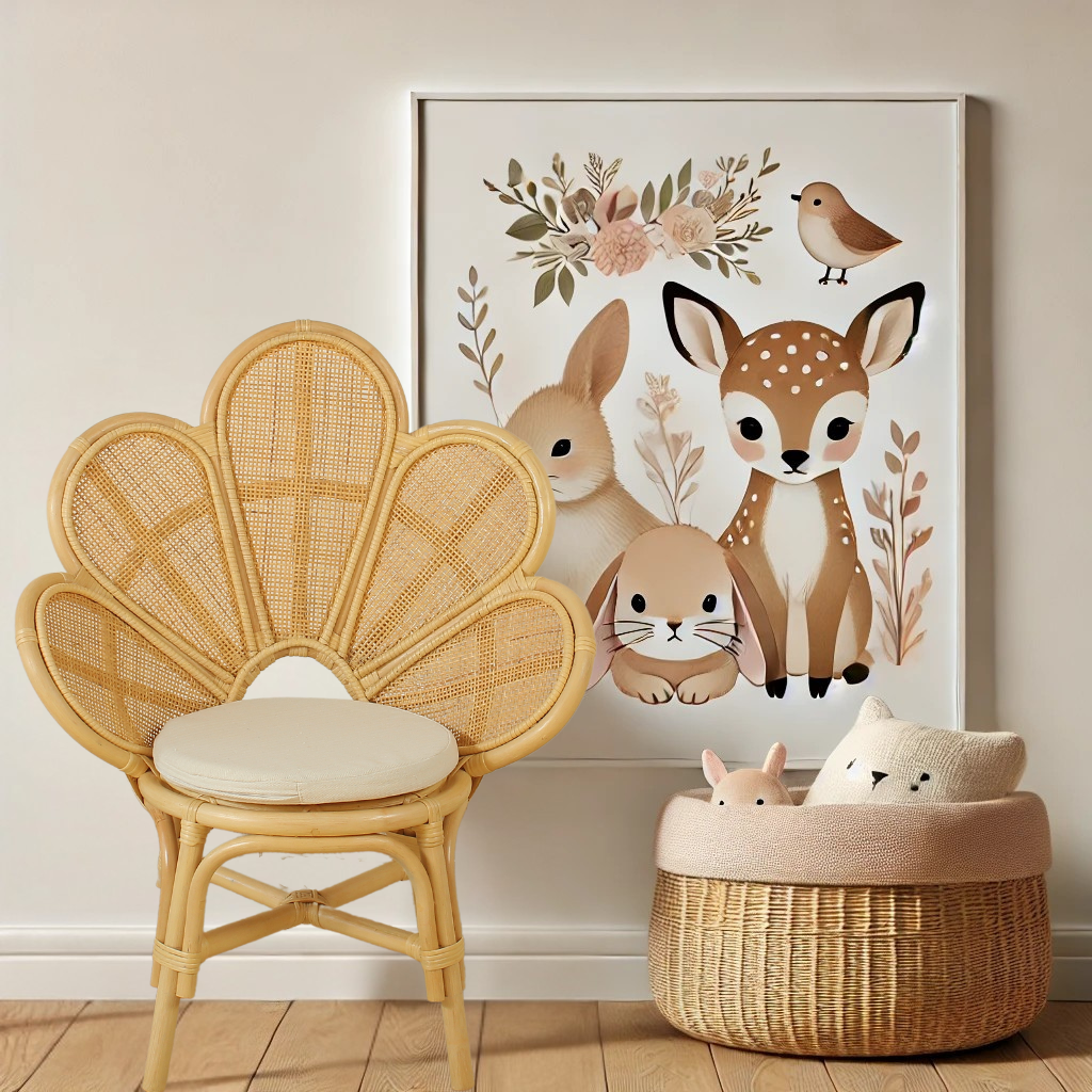 Blossom Rattan Flower Chair