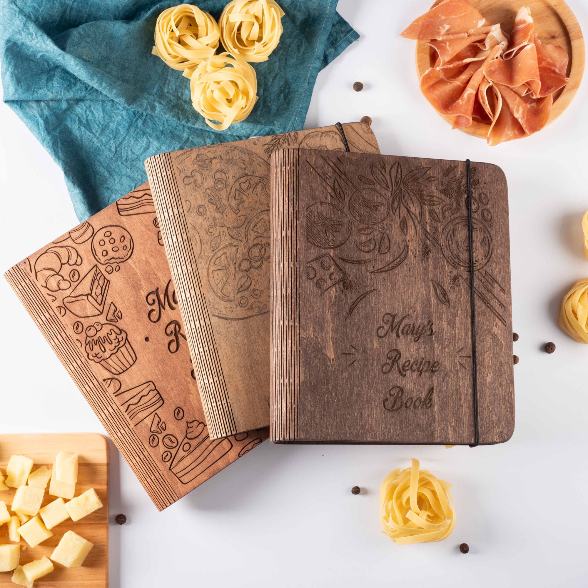 Wooden Recipe Book – Tomatoes Theme (B2B)