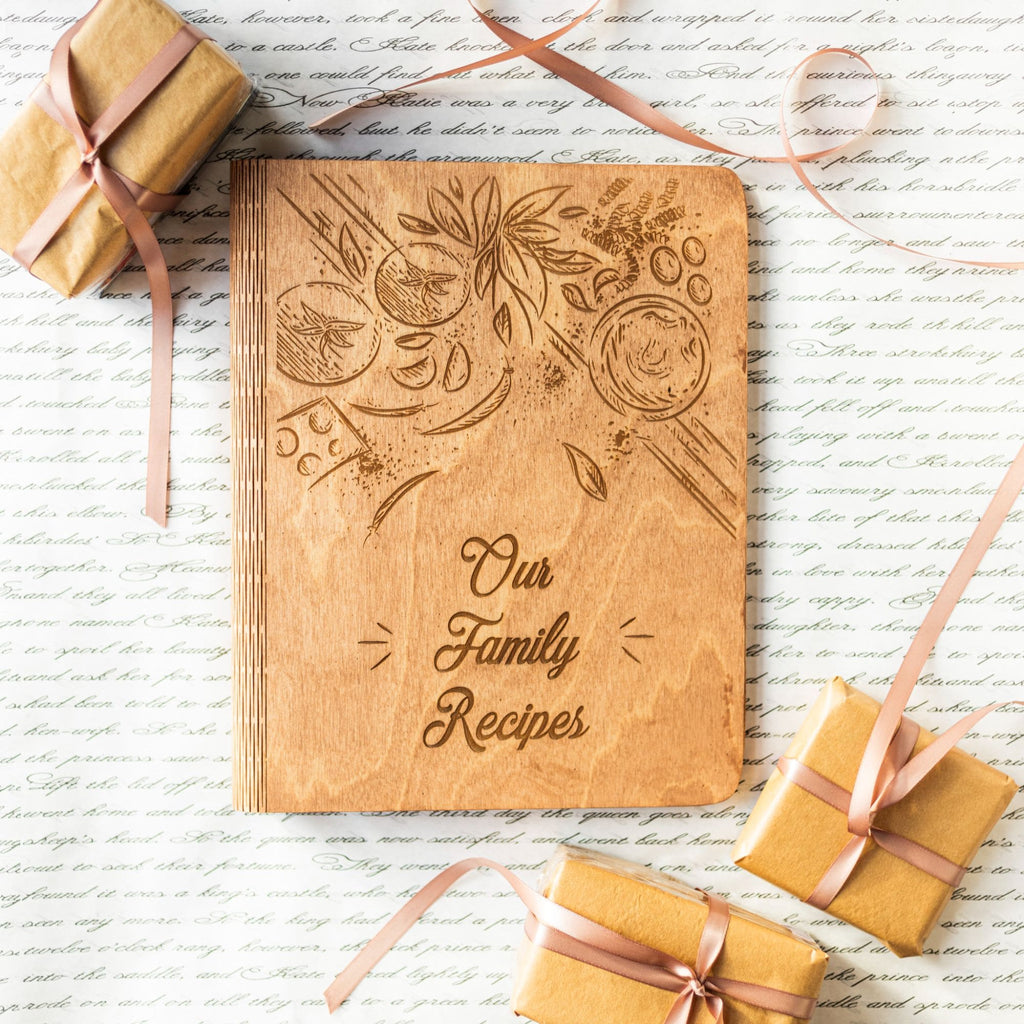 Wooden Recipe Book – Tomatoes Theme (B2B)