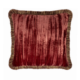 Bordeaux Silk Velvet Pillow