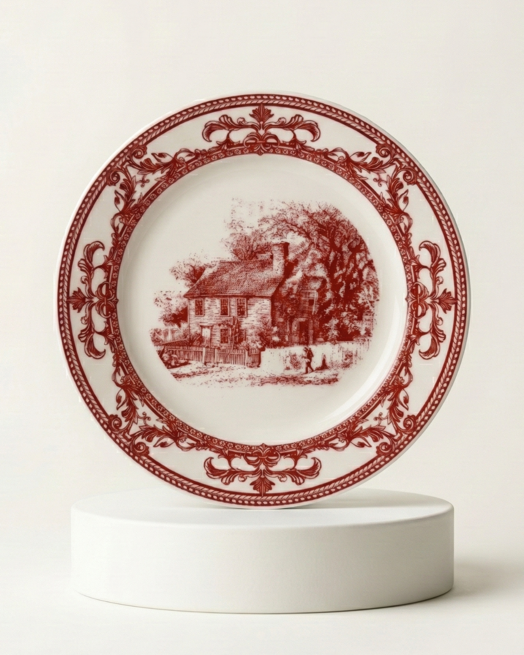 Homestead Red Salad Plates | set of 4