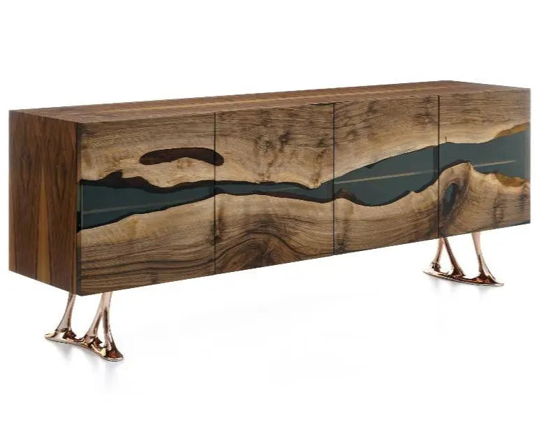 Osso Walnut & Resin Credenza