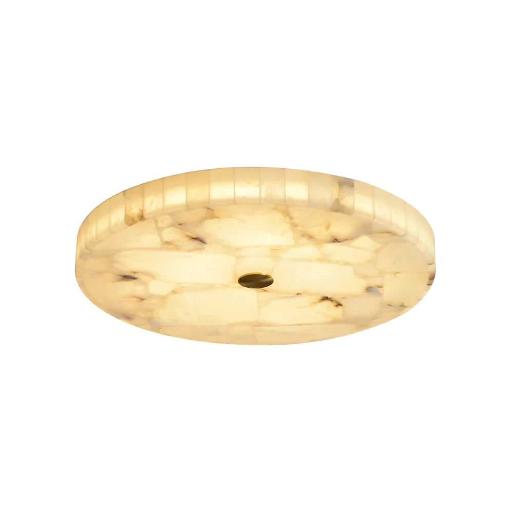 Alabaster Round Ceiling Lamp